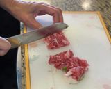 簡単★春菊と豚肉の中華スープ作り方2写真