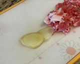 簡単★春菊と豚肉の中華スープ作り方3写真