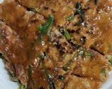 ニラと合い挽き肉のチヂミ風作り方4写真
