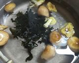 ナラタケとシモコシの湯豆腐風作り方4写真