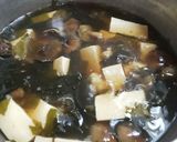 ナラタケとシモコシの湯豆腐風作り方6写真