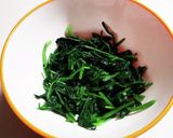 みそ味の副菜☆ほうれん草の胡麻味噌和え作り方1写真