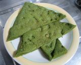 抹茶ブラウニーで☆クリスマスツリー☆作り方10写真