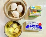 リピ決定〜♡ふわふわスフレチーズケーキ♡作り方1写真