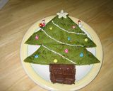 抹茶ブラウニーで☆クリスマスツリー☆作り方11写真