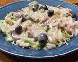 コク旨♡シメジとベーコンのクリームパスタ作り方6写真