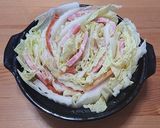 白菜とベーコンのチーズミルフィーユ鍋作り方2写真