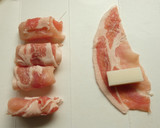 チーズがとろ～り★豚肉の餅巻き甘辛炒め作り方2写真