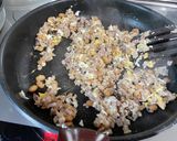 五穀米の納豆キムチ炒飯の目玉焼き乗せ作り方4写真