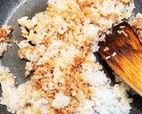 ふんわり卵とレタスのチャーハン作り方3写真