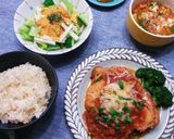 電気圧力鍋で◎鶏モモ肉のトマト煮込み作り方3写真