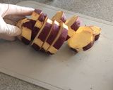 さつまいもを油を使わずにラクックで焼く作り方3写真