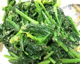 味変！ほうれん草とキクの胡麻和え作り方10写真
