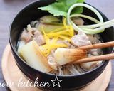 材料3つ！鶏南蛮そば　作り方5写真