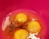 たまごと厚揚げだけ！お好み焼き風作り方3写真
