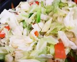 家庭的な野菜炒め～ちくわぶ入り～作り方7写真