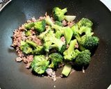 ブロッコリーとひき肉の玉子あんかけ作り方3写真