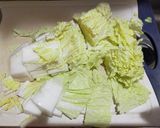 白菜とツナ缶のクリームパスタ作り方1写真