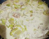 白菜とツナ缶のクリームパスタ作り方3写真