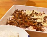 新米食べすぎちゃう　ササミとごんぼの一品作り方8写真