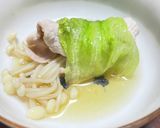 簡単レタス豚しゃぶ鍋　鍋タレ不要！作り方4写真