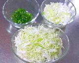 お好み焼き風味のソースそぼろ ごはん作り方1写真