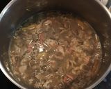 牛肉と豆腐と茸と水菜の梅煮作り方2写真