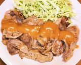 豚肉のソテー柿ソース掛け作り方4写真