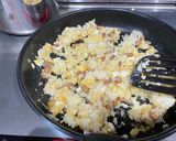納豆キムチ炒飯の目玉焼き乗せ作り方4写真