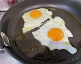 納豆キムチ炒飯の目玉焼き乗せ作り方8写真