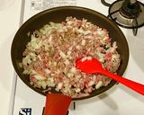 悪魔的☆茄子と挽肉のカレーチーズ焼き作り方1写真