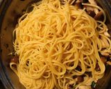 【アレンジレシピ】きのこ＆たらこのパスタ作り方9写真