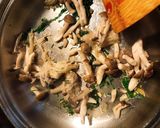 【アレンジレシピ】きのこ＆たらこのパスタ作り方5写真