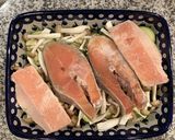 ヘルシオで焼く　糖質オフ鮭のグラタン作り方3写真