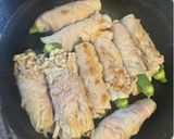 豚肉とおくらの竹輪巻き作り方7写真