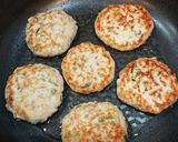 味付けはなめ茸で！蓮根の鶏つくね風作り方4写真