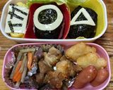 沖縄アーサー入り厚焼き卵弁当作り方4写真