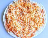 しらすと高菜の和風ピザ作り方4写真