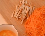 とろーりチーズの人参と竹輪のしりしり作り方1写真