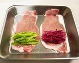 カラフル大根の肉巻きフライ作り方2写真