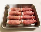 カラフル大根の肉巻きフライ作り方3写真