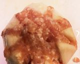 蕪を一個で美味しく鶏ひき肉蕪の花おでん鍋作り方2写真