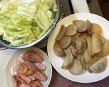 白菜大根ウィンナーのクリーム煮作り方3写真