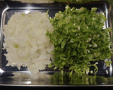 簡単♡鶏ひき肉とうずらの卵の巾着煮作り方2写真