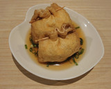 簡単♡鶏ひき肉とうずらの卵の巾着煮作り方9写真
