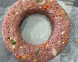 クリスマスリーフ型のミートローフ作り方6写真