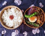 お弁当★レンジだけ★サツマイモ岩塩バター作り方7写真