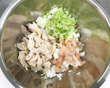 旨み凝縮！エビ鶏団子のクルトン揚げ♪作り方6写真