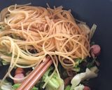簡単★あまり野菜の和風パスタ作り方5写真