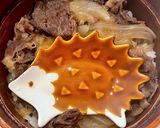 霜月25　牛丼　女子高生弁当作り方2写真